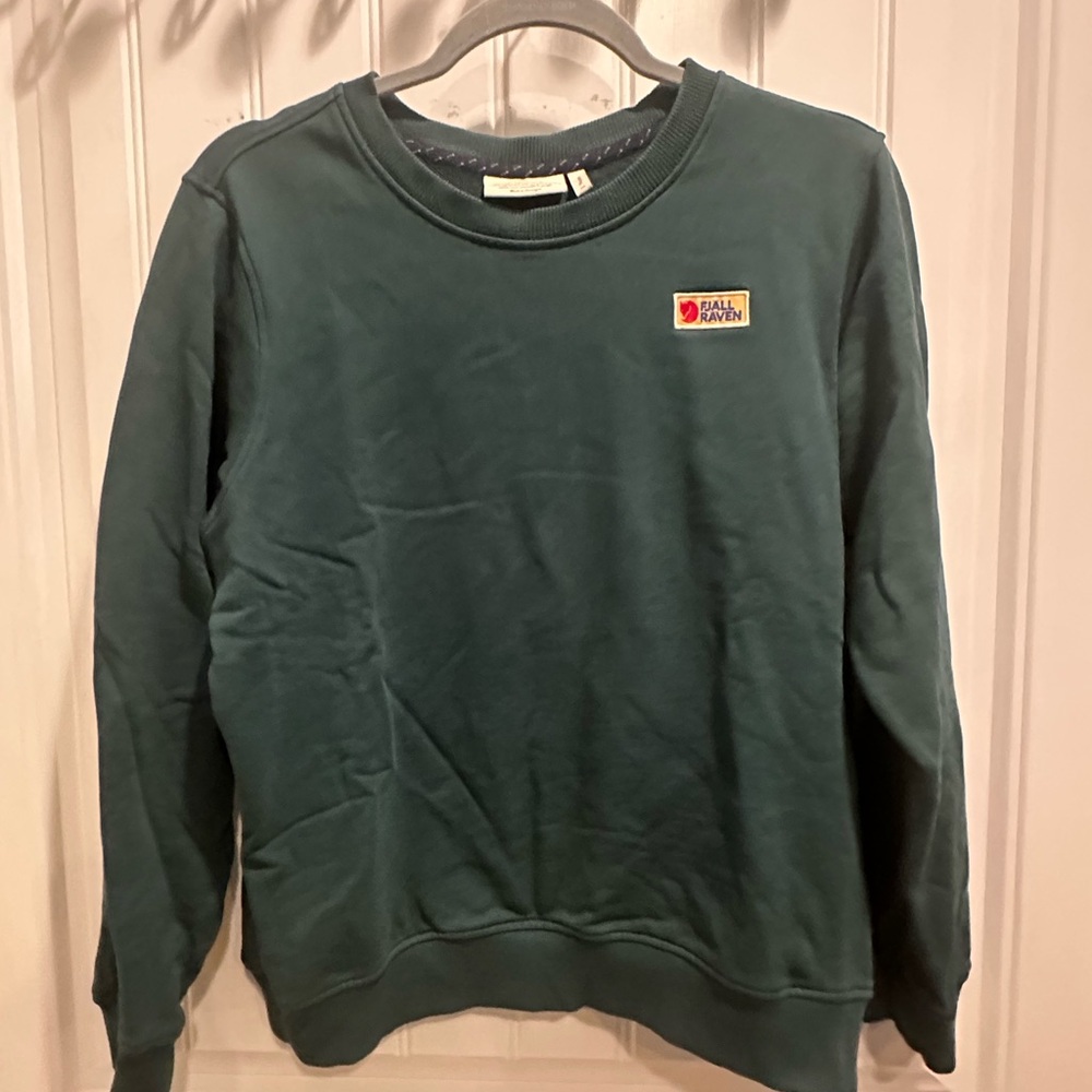 Fjallraven Women's Dark Green Crewneck Sweater